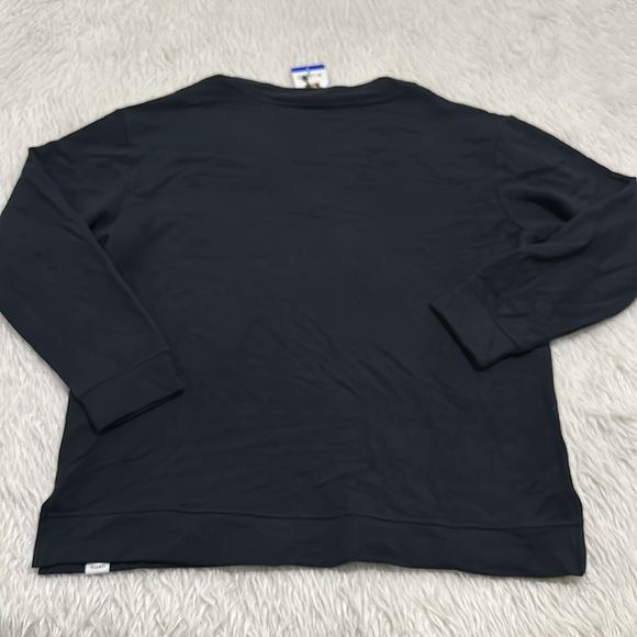 Orvis black lounge knit soft sweater top size large new - Picture 5 of 5